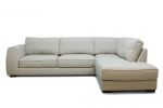 Risør 25A sofa med sjeselong - sand