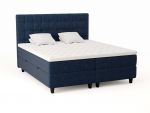 Comfort seng med oppbevaring 180x200 - mørk blå