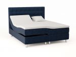 Comfort regulerbar seng 180x200 - mørk blå