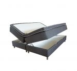 Comfort seng med oppbevaring 160x200 - sand