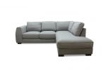 Risør 2A sofa med sjeselong - lys grå