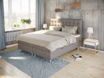 Comfort seng med oppbevaring 180x200 - beige