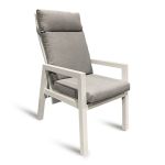 Jamaica recliner stol i hvid aluminium
