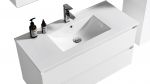 NoraDesign 100 cm badeværelsesmøbel hvid matt