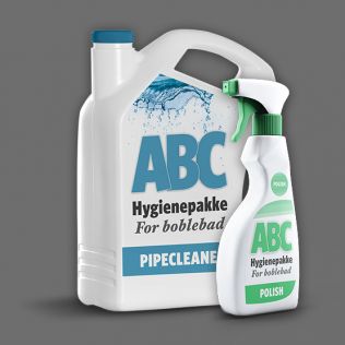 ABC hygiejnepakke 1 år - til boblebad
